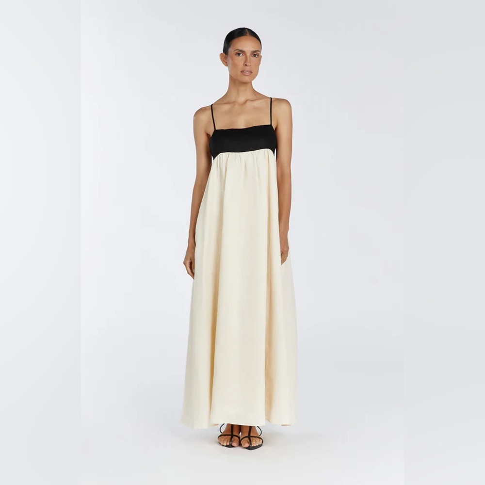 DISSH Elena Buttermilk Linen Dress